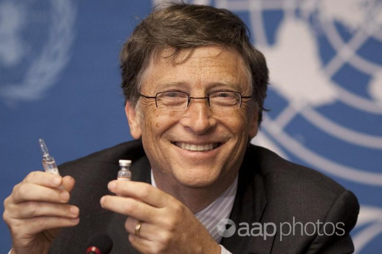 Bill Gates has warned rich countries buying up all COVID-19 vaccines would prolong the pandemic. Image by AP PHOTO